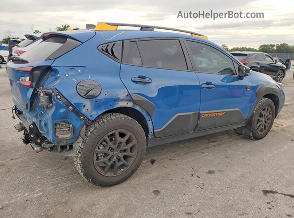 4S4GUHT63R3761212 2024 SUBARU CROSSTREK Blue Rear right