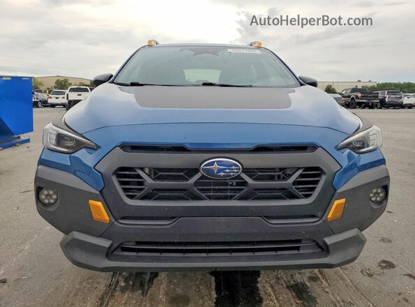 4S4GUHT63R3761212 2024 SUBARU CROSSTREK Blue Front view
