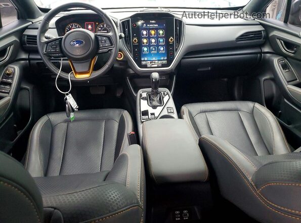 4S4GUHT63R3761212 2024 SUBARU CROSSTREK Blue Dashboard view