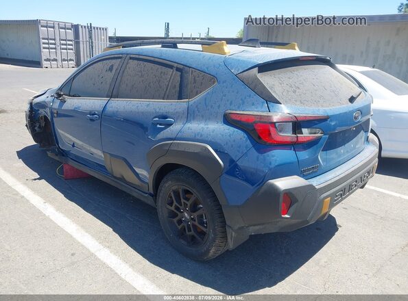 4S4GUHT65R3779453 2024 SUBARU CROSSTREK Blue Rear left
