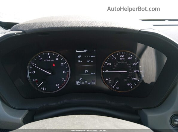 4S4GUHT66S3714956 2025 SUBARU CROSSTREK Silver Vista de los asientos traseros