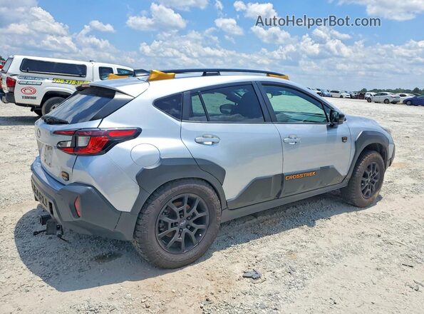 4S4GUHT68R3722972 2024 SUBARU CROSSTREK Silver Հետևի աջ