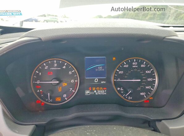 4S4GUHT68R3722972 2024 SUBARU CROSSTREK Silver Սարքավորումների վահանակի տեսք
