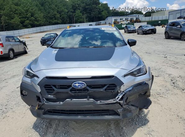 4S4GUHT68R3722972 2024 SUBARU CROSSTREK Silver Դիմացի տեսք