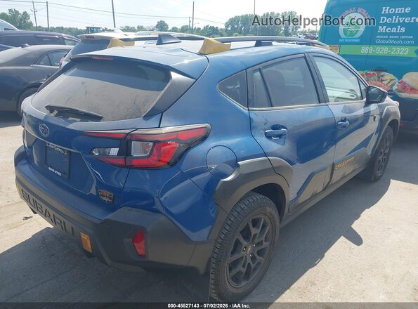 4S4GUHT6XR3729924 2024 SUBARU CROSSTREK Blue Rear right