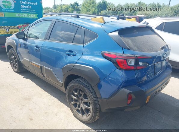 4S4GUHT6XR3729924 2024 SUBARU CROSSTREK Blue Rear left
