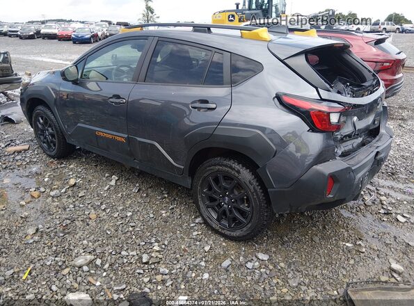 4S4GUHU60R3753695 2024 SUBARU CROSSTREK Gray Tył lewy