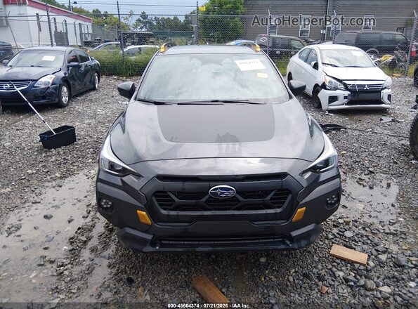 4S4GUHU60R3753695 2024 SUBARU CROSSTREK Gray Widok zestawu wskaźników