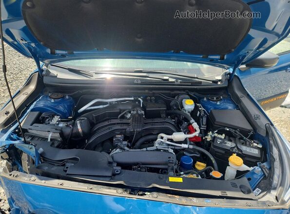 4S4GUHU60R3782193 2024 SUBARU CROSSTREK Синий Вид подкапотного пространства