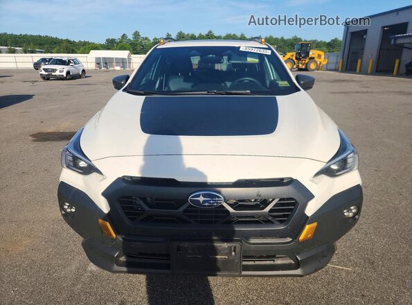 4S4GUHU61R3799987 2024 SUBARU CROSSTREK White Դիմացի տեսք