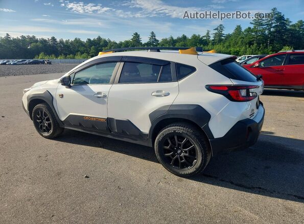 4S4GUHU61R3799987 2024 SUBARU CROSSTREK White Հետևի ձախ