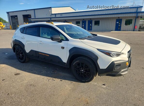 4S4GUHU61R3799987 2024 SUBARU CROSSTREK White Առջևի աջ