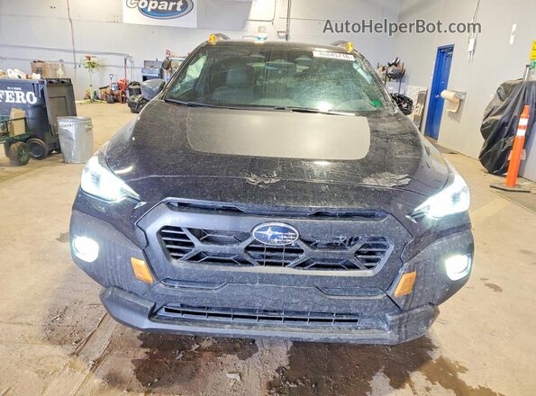 4S4GUHU61R3811202 2024 SUBARU CROSSTREK Black Vista frontal
