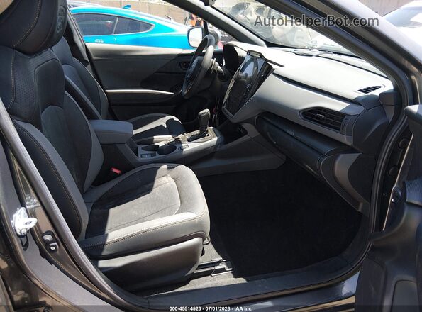 4S4GUHU61S3783990 2025 SUBARU CROSSTREK Gray წინა სალონის ხედი