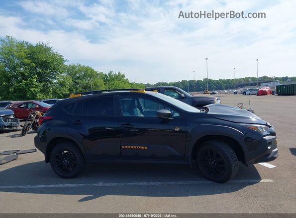 4S4GUHU64R3757832 2024 SUBARU CROSSTREK Black Widok wnętrza z tyłu