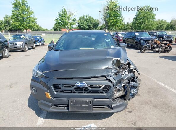 4S4GUHU64R3757832 2024 SUBARU CROSSTREK Black Widok zestawu wskaźników