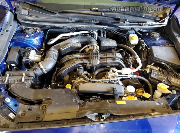 4S4GUHU66R3781338 2024 SUBARU CROSSTREK Синий Вид подкапотного пространства