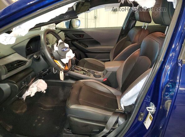 4S4GUHU66R3781338 2024 SUBARU CROSSTREK Синий Вид салона спереди