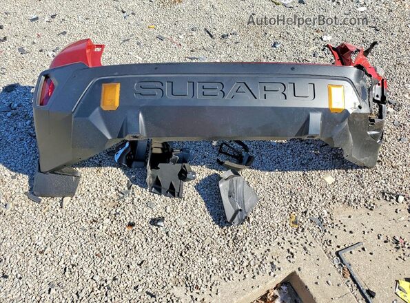 4S4GUHU66T3752994 2026 SUBARU CROSSTREK Red Vista de la etiqueta del VIN