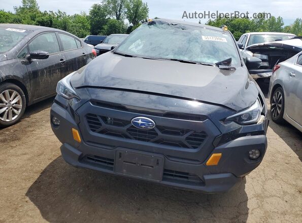 4S4GUHU68R3837795 2024 SUBARU CROSSTREK Черный Вид спереди