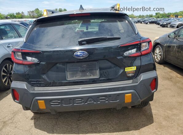 4S4GUHU68R3837795 2024 SUBARU CROSSTREK Черный Вид сзади