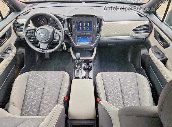4S4SLDA62T3031033 2026 SUBARU FORESTER Gray Dashboard view