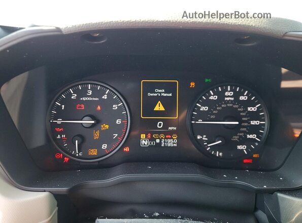 4S4SLDA64T3060338 2026 SUBARU FORESTER Синий Вид щитка приборов