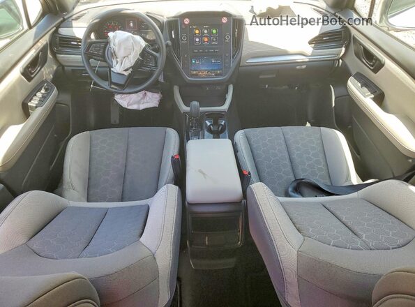 4S4SLDA68T3013233 2026 SUBARU FORESTER White წინა პანელის ხედი