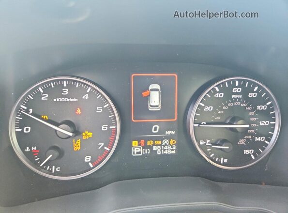 4S4SLDB60T3006131 2026 SUBARU FORESTER Blue Widok zestawu wskaźników