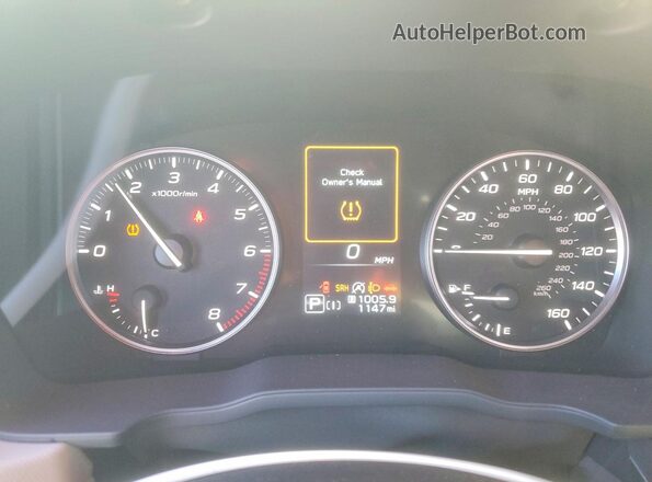 4S4SLDB62T3075113 2026 SUBARU FORESTER White Вид щитка приладів