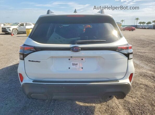 4S4SLDB62T3075113 2026 SUBARU FORESTER White Вид ззаду