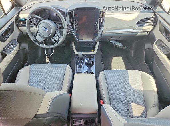 4S4SLDB68T3007530 2026 SUBARU FORESTER Blue Dashboard view