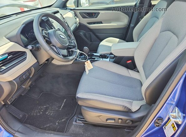4S4SLDB68T3007530 2026 SUBARU FORESTER Blue Front interior view