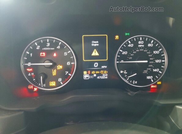 4S4SLDD61T3089677 2026 SUBARU FORESTER Серый Вид щитка приборов