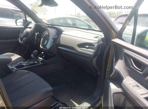 4S4SLDD62T3058647 2026 SUBARU FORESTER Green Widok wnętrza z przodu