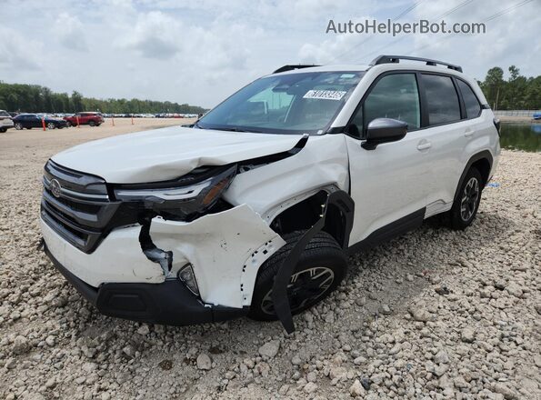 4S4SLDD62T3096914 2026 SUBARU FORESTER White Вид наклейки з VIN-кодом