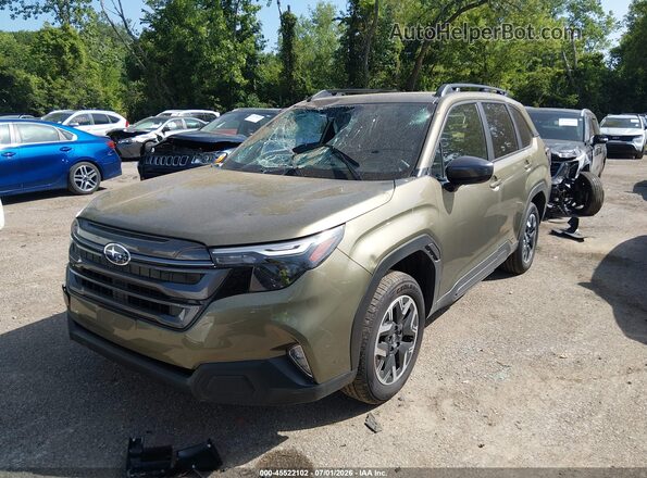 4S4SLDD63T3079071 2026 SUBARU FORESTER Green Передня ліва чверть