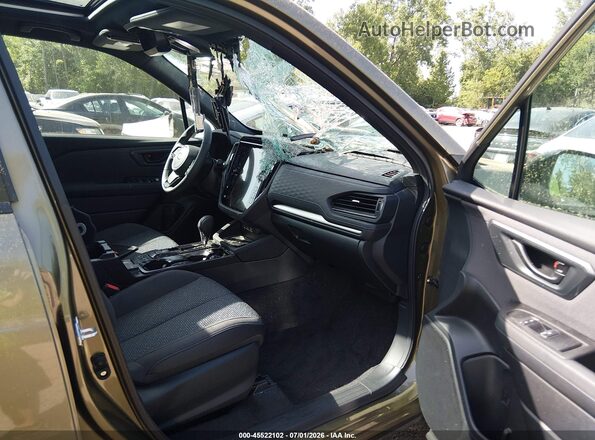 4S4SLDD63T3079071 2026 SUBARU FORESTER Green Вид салону спереду