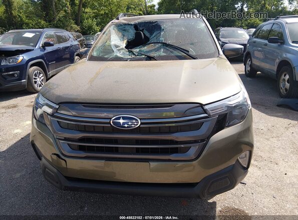 4S4SLDD63T3079071 2026 SUBARU FORESTER Green Вид щитка приладів