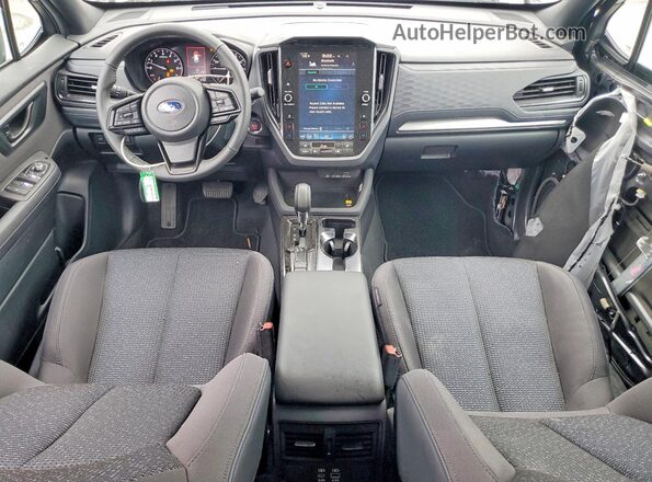 4S4SLDD64T3062702 2026 SUBARU FORESTER Charcoal Dashboard view