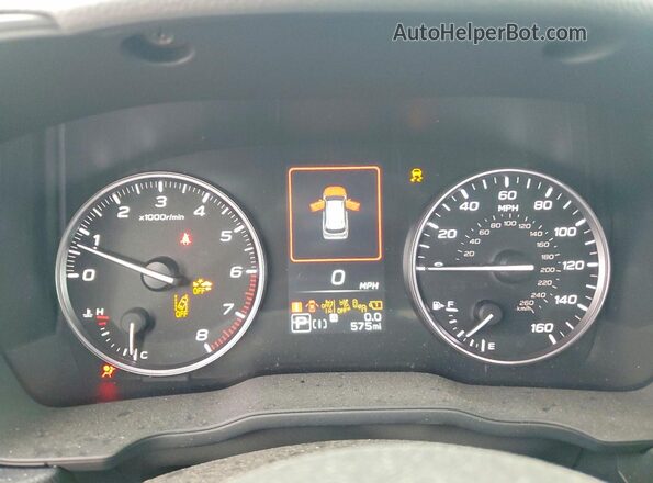 4S4SLDD64T3062702 2026 SUBARU FORESTER Charcoal Instrument cluster view