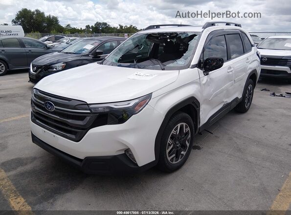 4S4SLDD65T3029370 2026 SUBARU FORESTER White Przód lewy