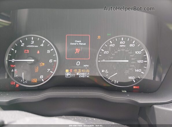 4S4SLDD65T3029370 2026 SUBARU FORESTER White Widok tylnych siedzeń
