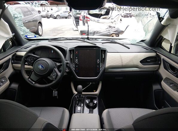 4S4SLDD65T3029370 2026 SUBARU FORESTER White Widok wnętrza z przodu