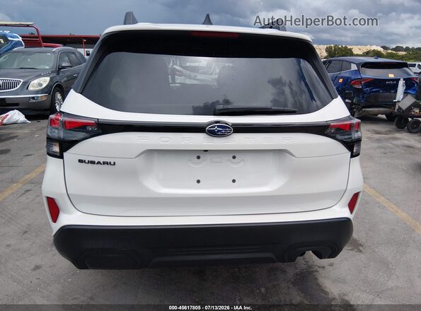 4S4SLDD65T3029370 2026 SUBARU FORESTER White 