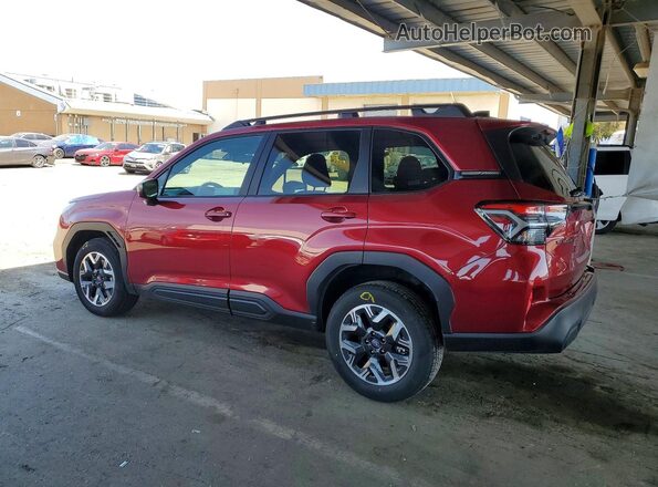 4S4SLDD65T3065527 2026 SUBARU FORESTER Red Rear left