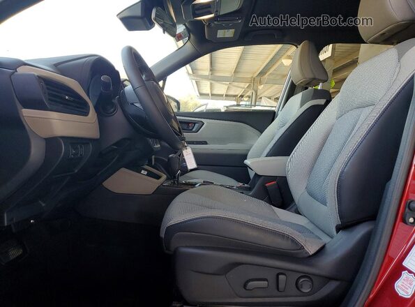 4S4SLDD65T3065527 2026 SUBARU FORESTER Red Front interior view