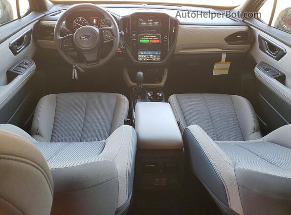 4S4SLDD65T3065527 2026 SUBARU FORESTER Red Dashboard view
