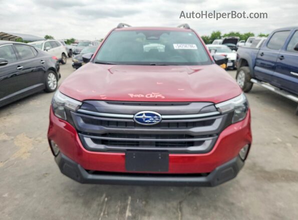 4S4SLDD66T3023495 2026 SUBARU FORESTER Maroon Вид спереду