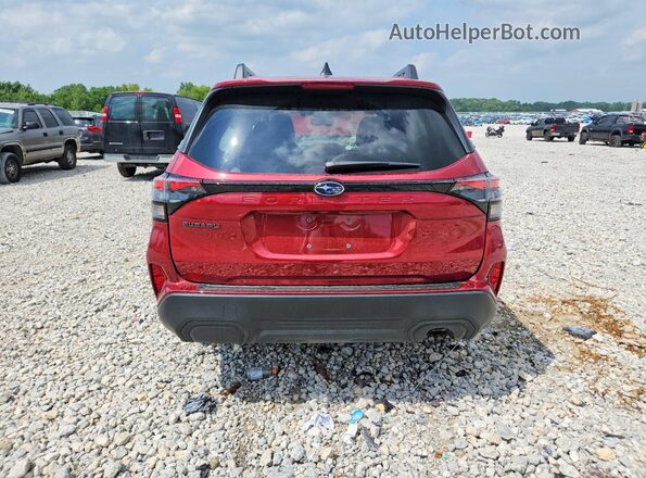 4S4SLDD66T3060028 2026 SUBARU FORESTER Red Вид ззаду